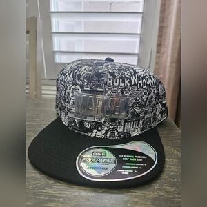 Marvel Movie Black and White Snapback Cap Baseball Hat Trucker Adjustable Strap